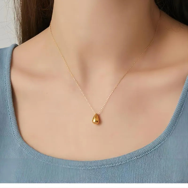 Collier Amina - Acier Inoxydable - Plaqué Or 18K