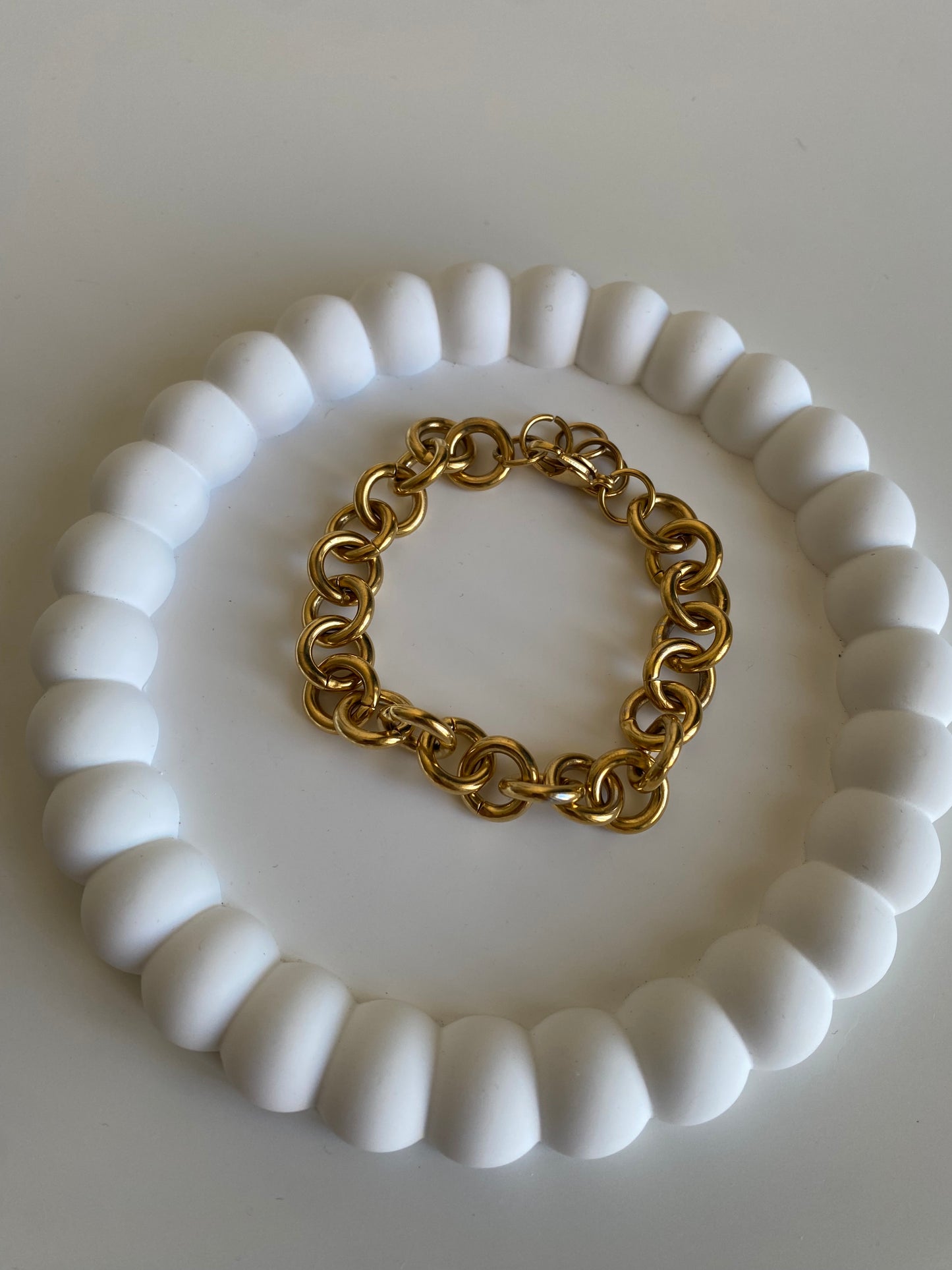 Bracelet Jasmine - Acier Inoxydable - Plaqué or 18k